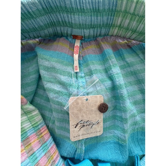 Free People Crafted Cargo Plaid Balloon Pants Women's XS - Picture 7 of 8